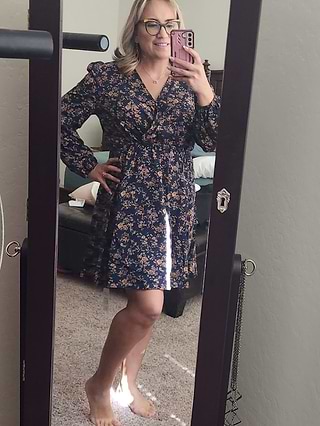 alison ditsy floral peasant sleeve mini dress Alison Ditsy Floral Peasant Sleeve Mini Dress
