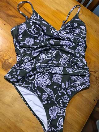 【センスUP♪】CUPSHE☆Catalina Crush Floral ワンピース水着 Catalina Crush Floral One-Piece Swimsuit