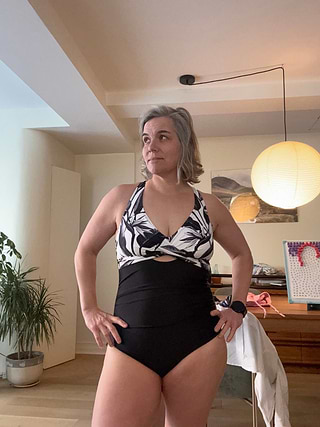 Tropical Cutout Tummy Control One Piece Swimsuit