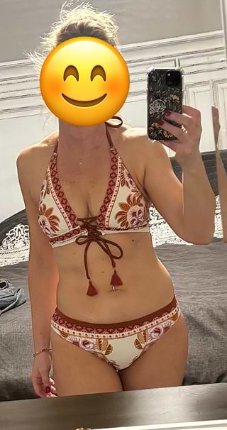 Sapphire Bliss Floral Bikini Set