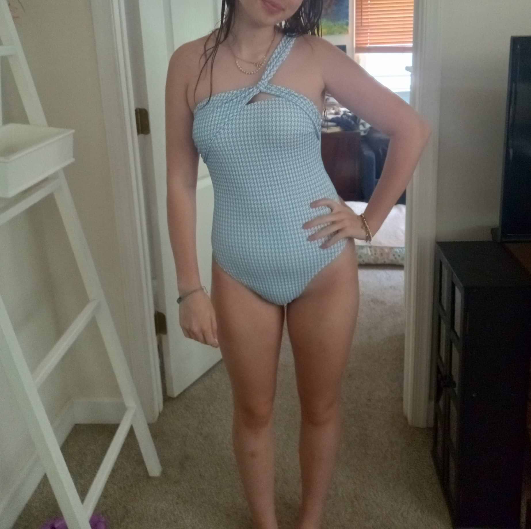 CUPSHE/Hot Spot Geo ワンピース 水着 Hot Spot Geo One-Piece Swimsuit