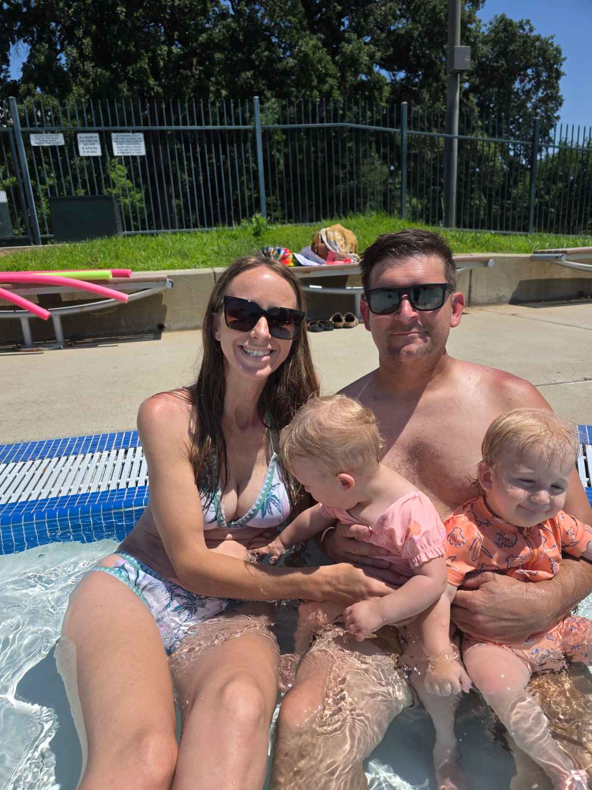 Neon Palms Tropical Bikini Set