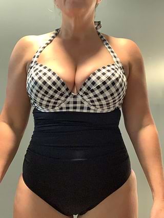 【CUPSHE】Gingham Block Sweetheart Ultimate ワンピース 水着 Gingham Block Sweetheart Ultimate Beauty One-Piece