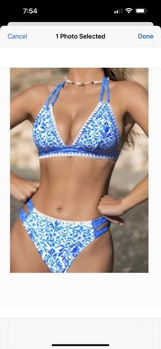 CUPSHE/Jade Glow Ornate ホルター ビキニセット Jade Glow Ornate Bikini Set