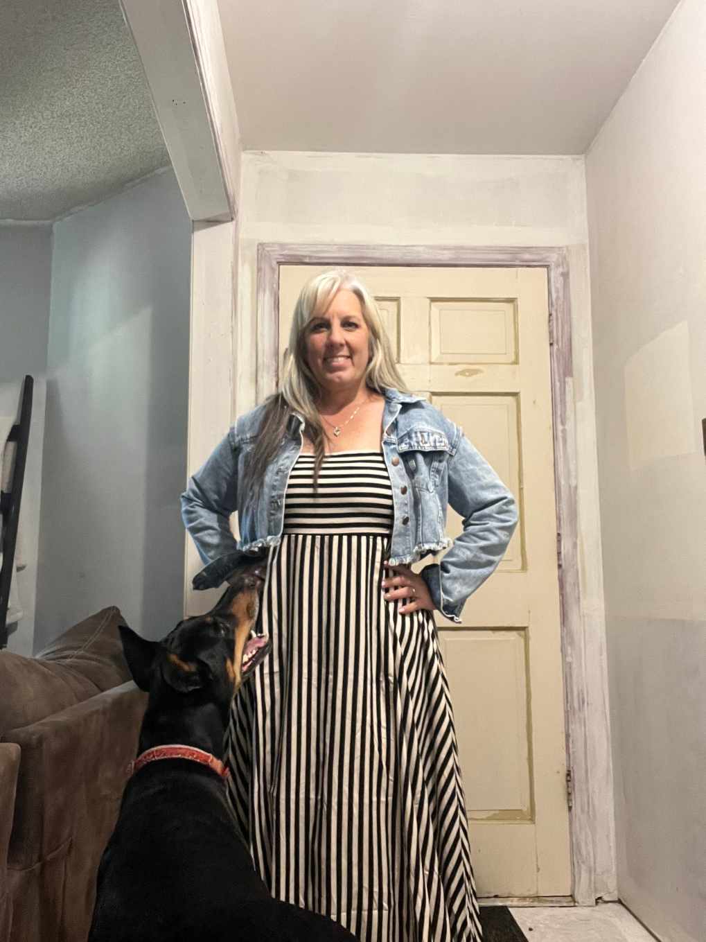 Subtle Lines Striped Maxi Dress