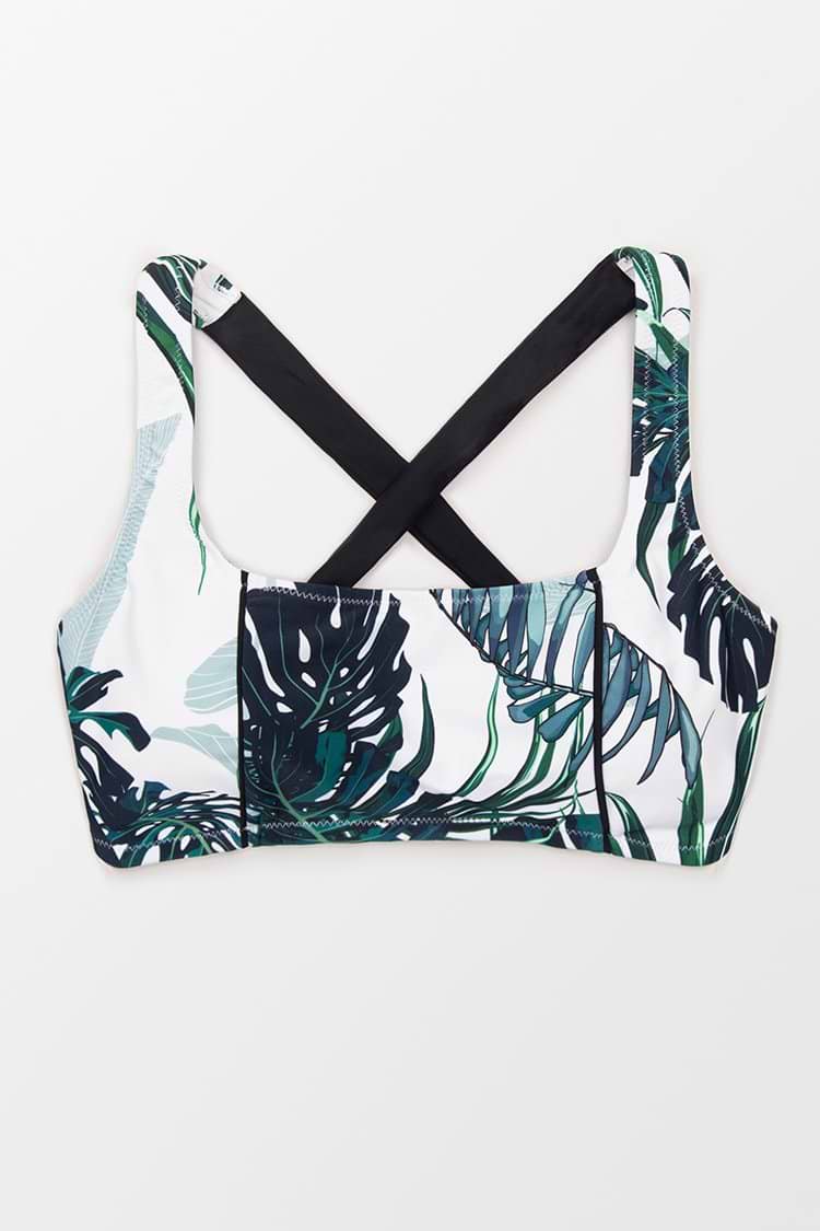 Madelyn Tropical Plus Size Bikini Top