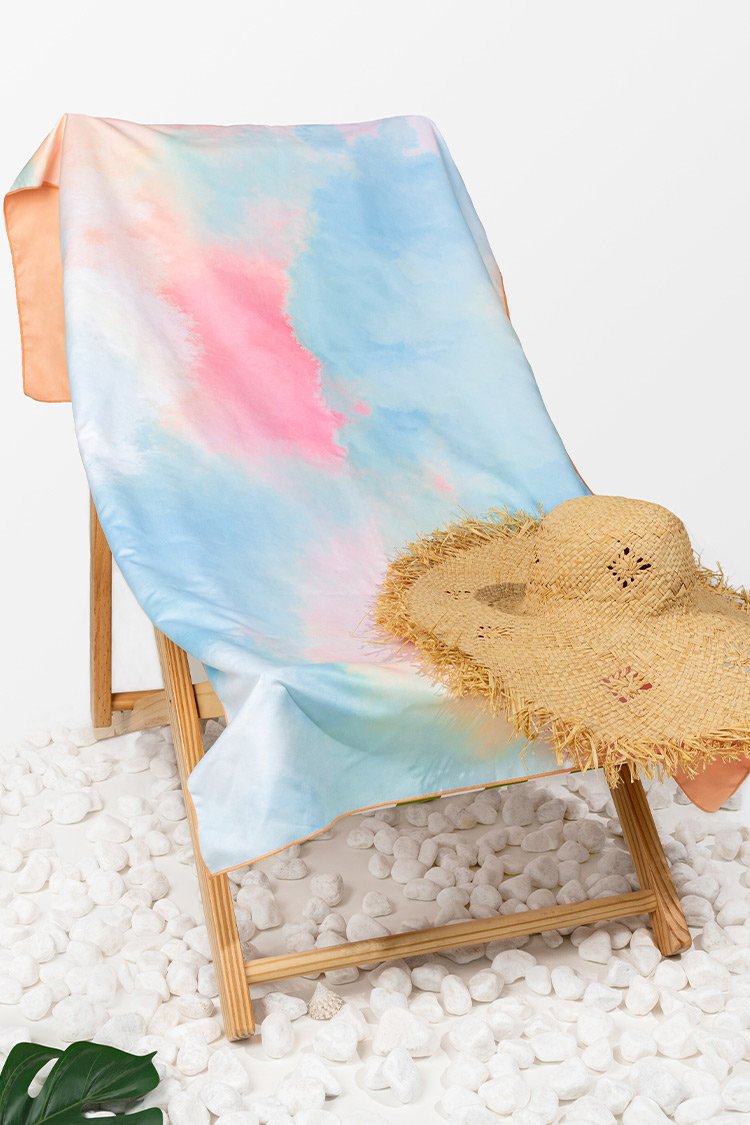 Candy Skies Tie Dye Beach Blanket