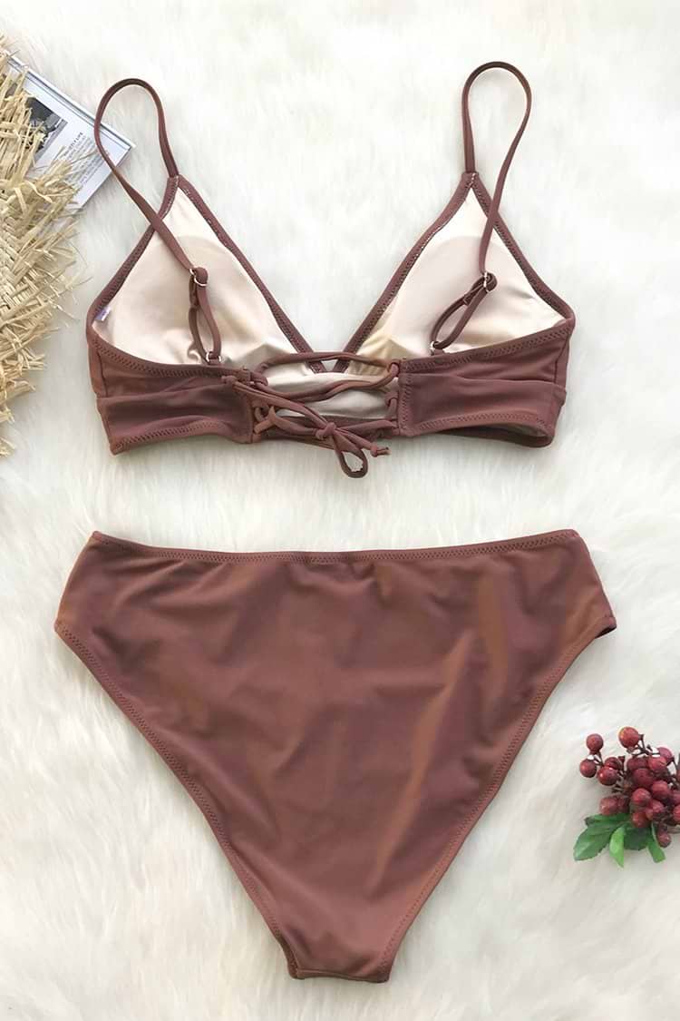 Cosy Bay Lace-Up Bikini