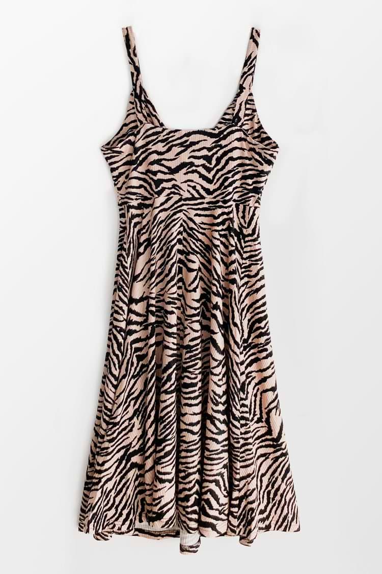 On The Prowl Knotted Midi Dress