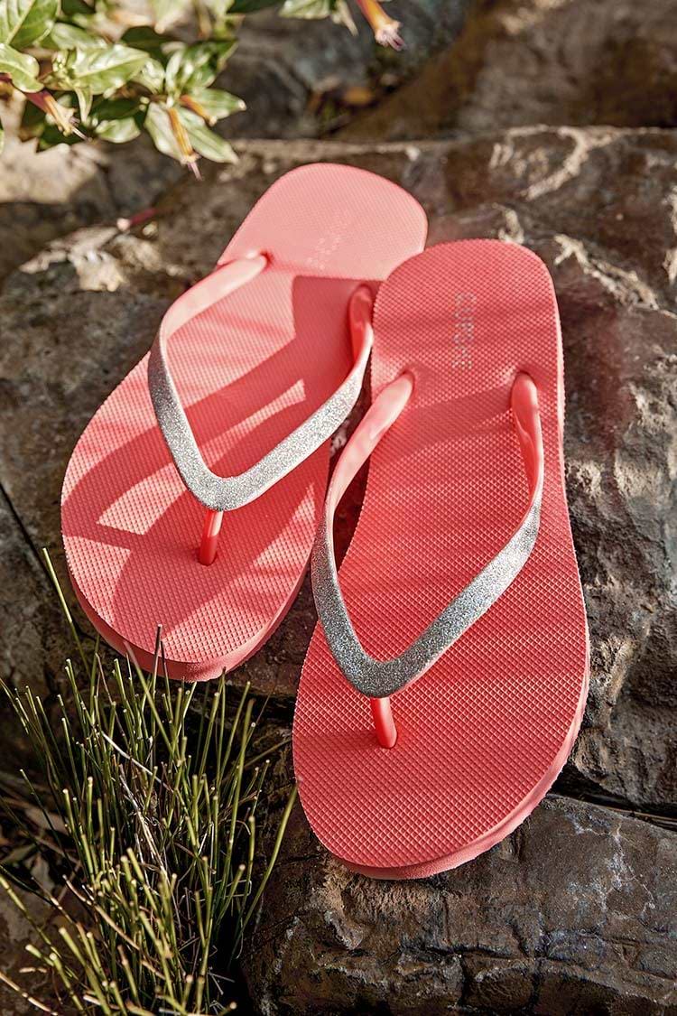 Blossom Coral Flip Flops