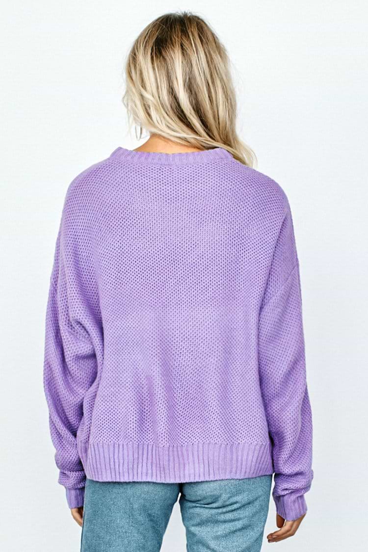 Lilac Knit Sweater