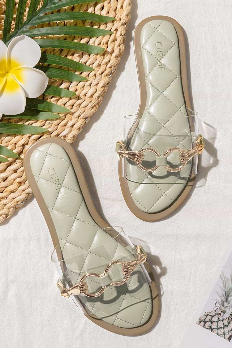 Luxuriöse Sandalen mit O-Ring