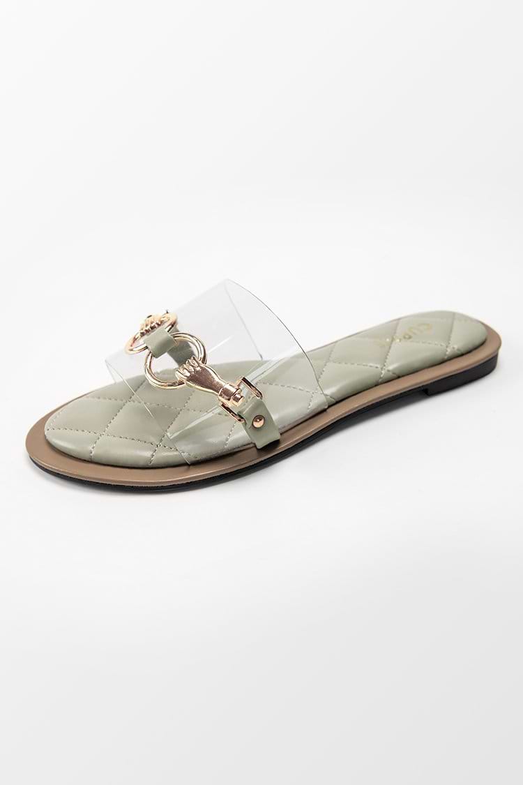Luxuriöse Sandalen mit O-Ring