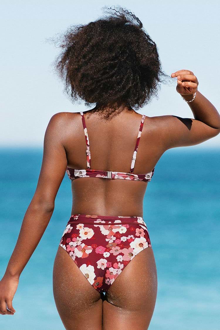 Floral Bikini Oberteil