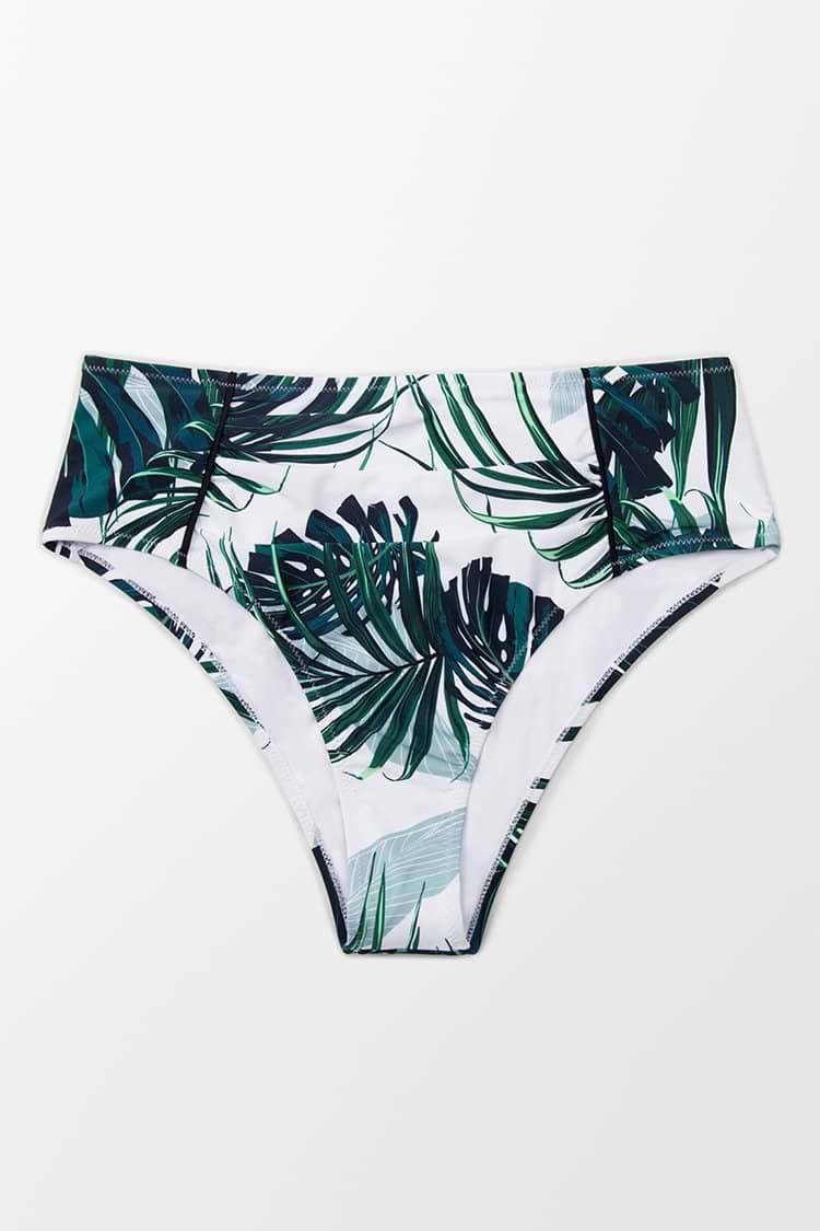 Tropische Große Größen Bikini-Hose