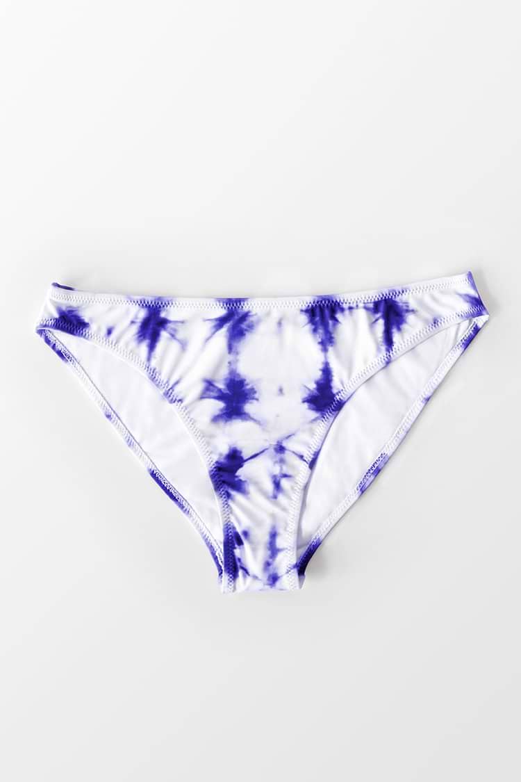 Bikini-Hose mit Tie-Dye-Muster