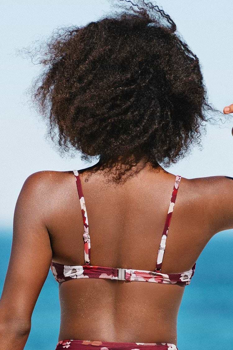 Floral Bikini Oberteil