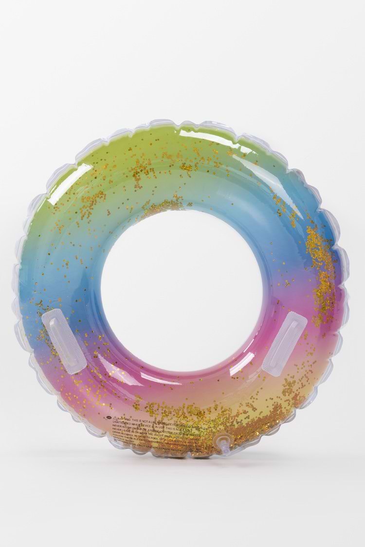 Aufblasbarer Regenbogen-Sorbet-Schwimmring