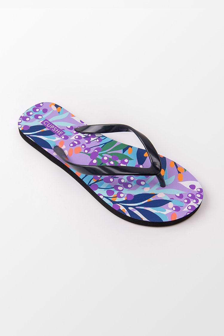 Tongs à motif floral Frolick