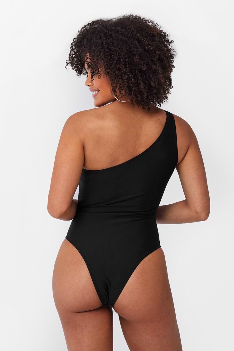 Maillot de bain une pièce asymétrique