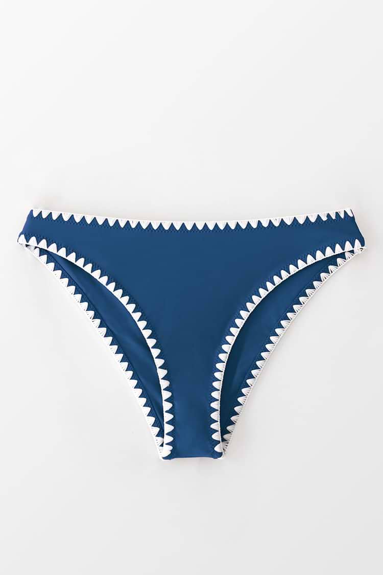 Sportliche Bikini-Hose in Blaugrün