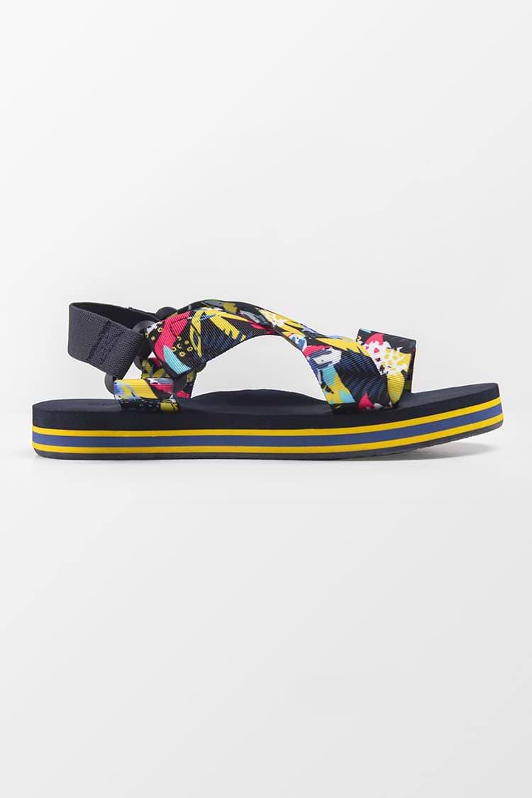 Hibiskus-Crisscross-Sandalen