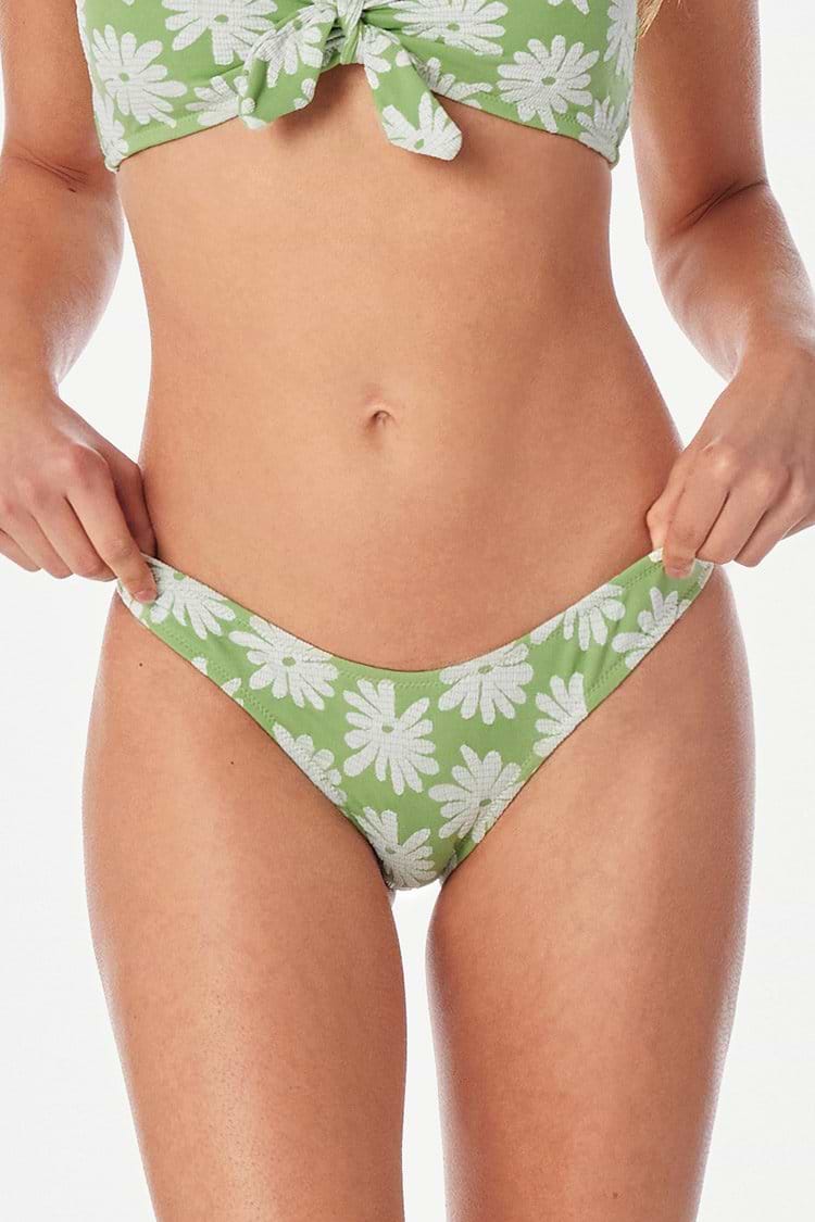 Floral-Bikini-Hose mit Low Rise und High Cut