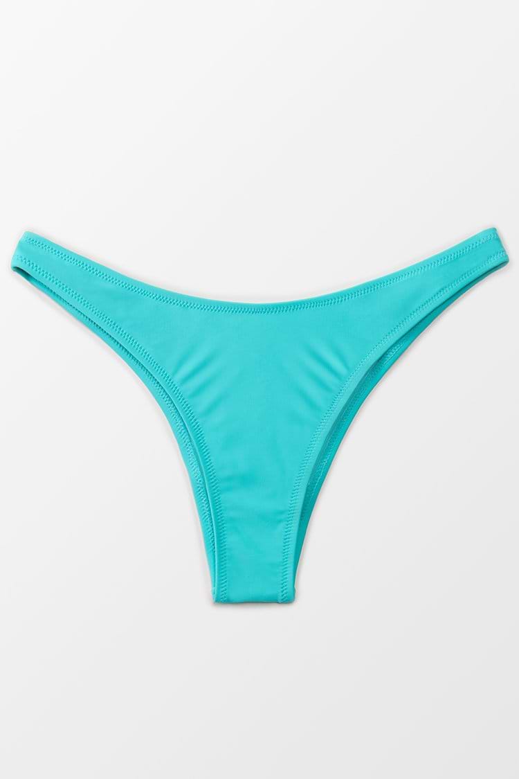 Bikinihose mit niedriger Taille in Blau