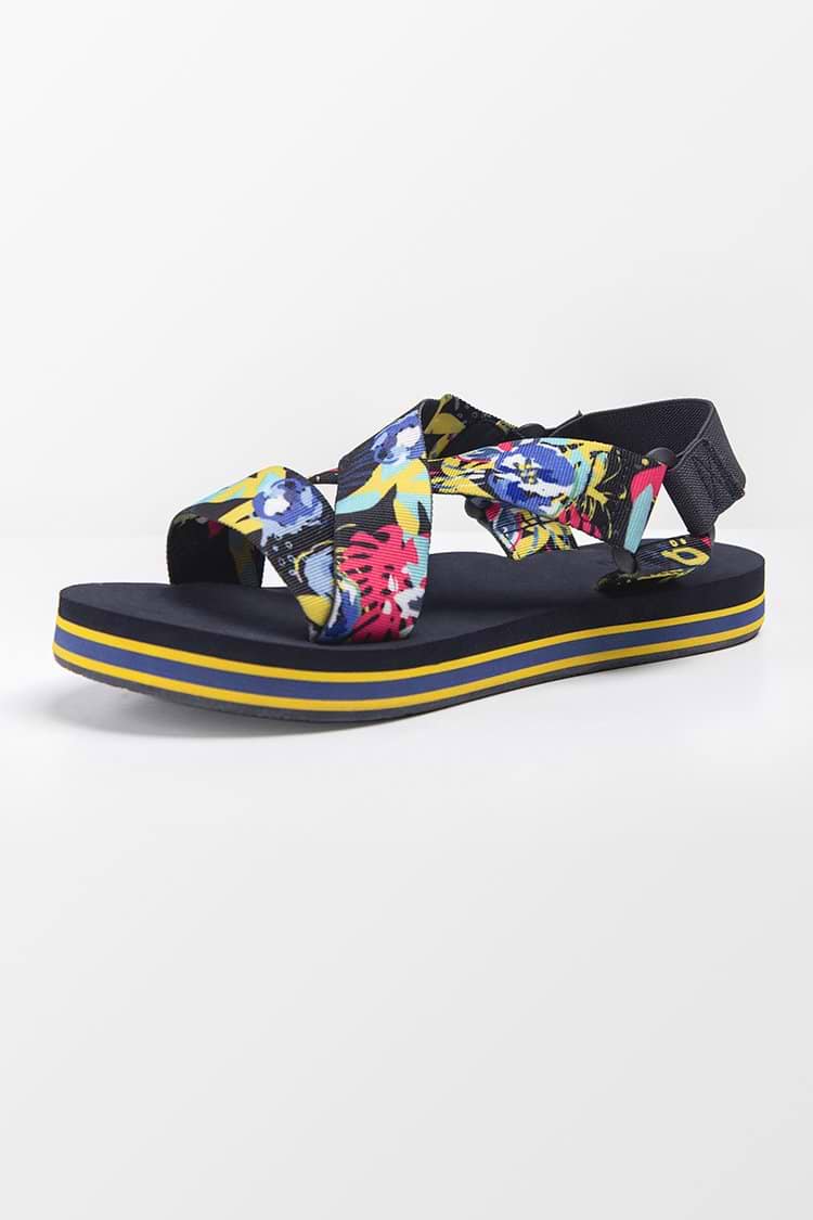 Hibiskus-Crisscross-Sandalen
