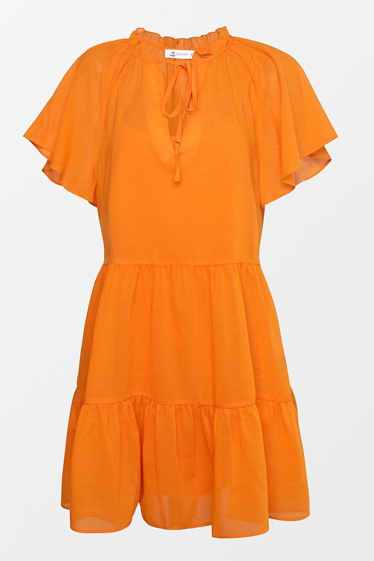 Kleid mit Raglan-Ärmel und Rüschen