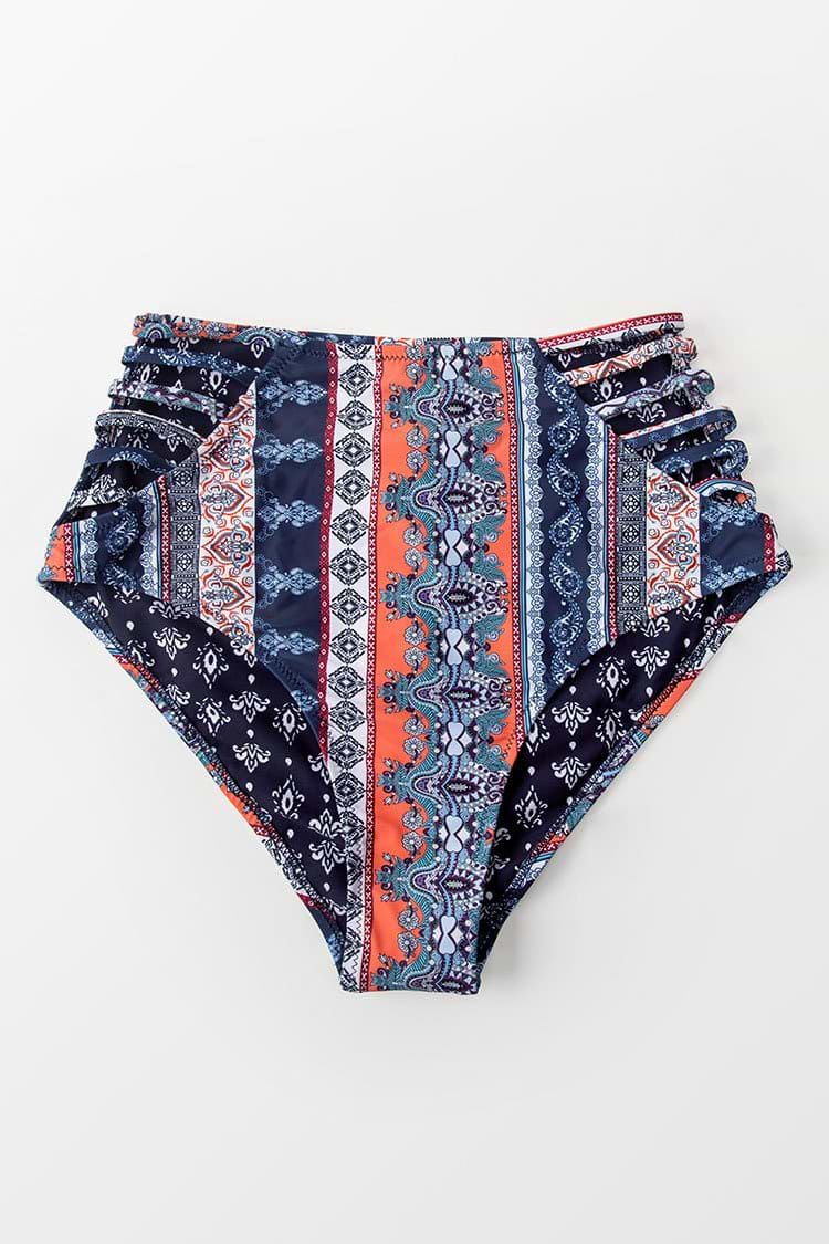 Bikini-Hose mit Boho-Muster