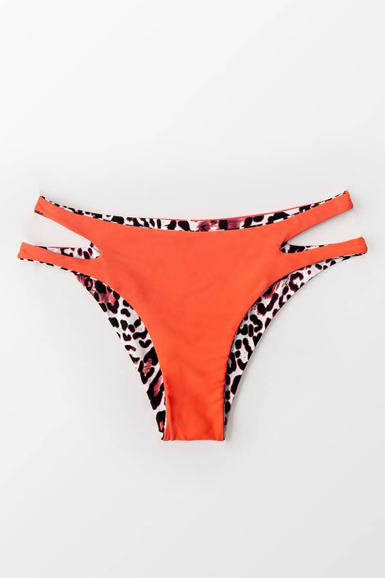 Bikini-Hose mit Leopardenmuster