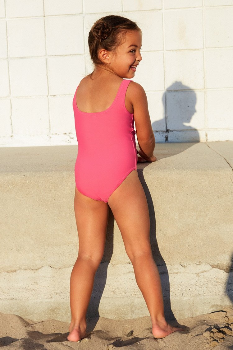 Maillot de bain une pièce à imprimé coquille pour filles