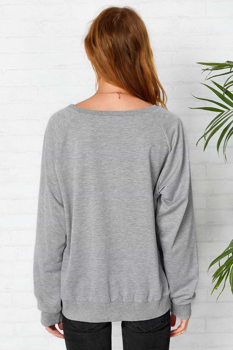 Gray I AM FREAKING COLD Top