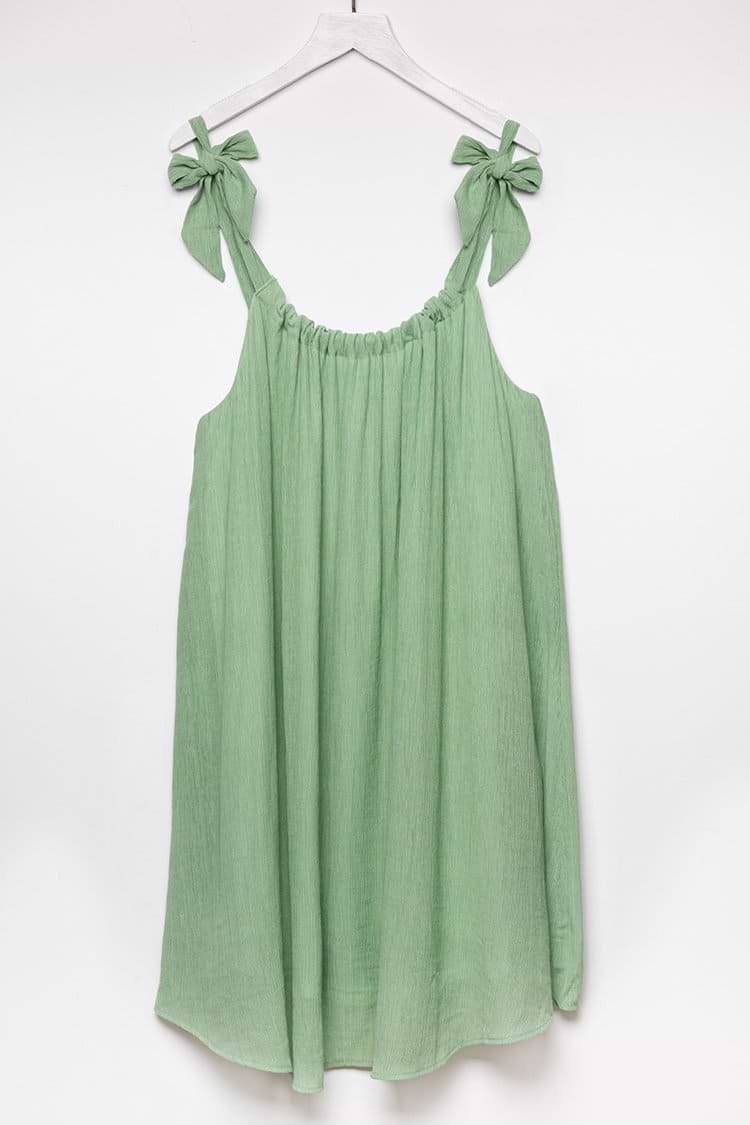 Brinley Drawstring Tie Strap Dress