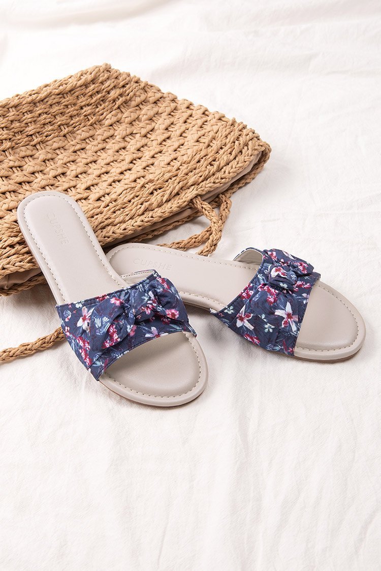 Flowerchild Bowknot Sandals