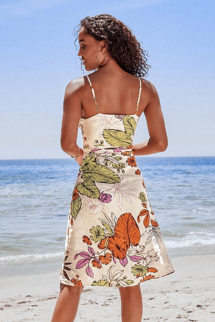 Sylvia Floral Wrap Dress