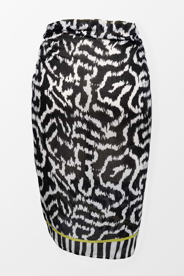 Sarong mit geometrischem Print