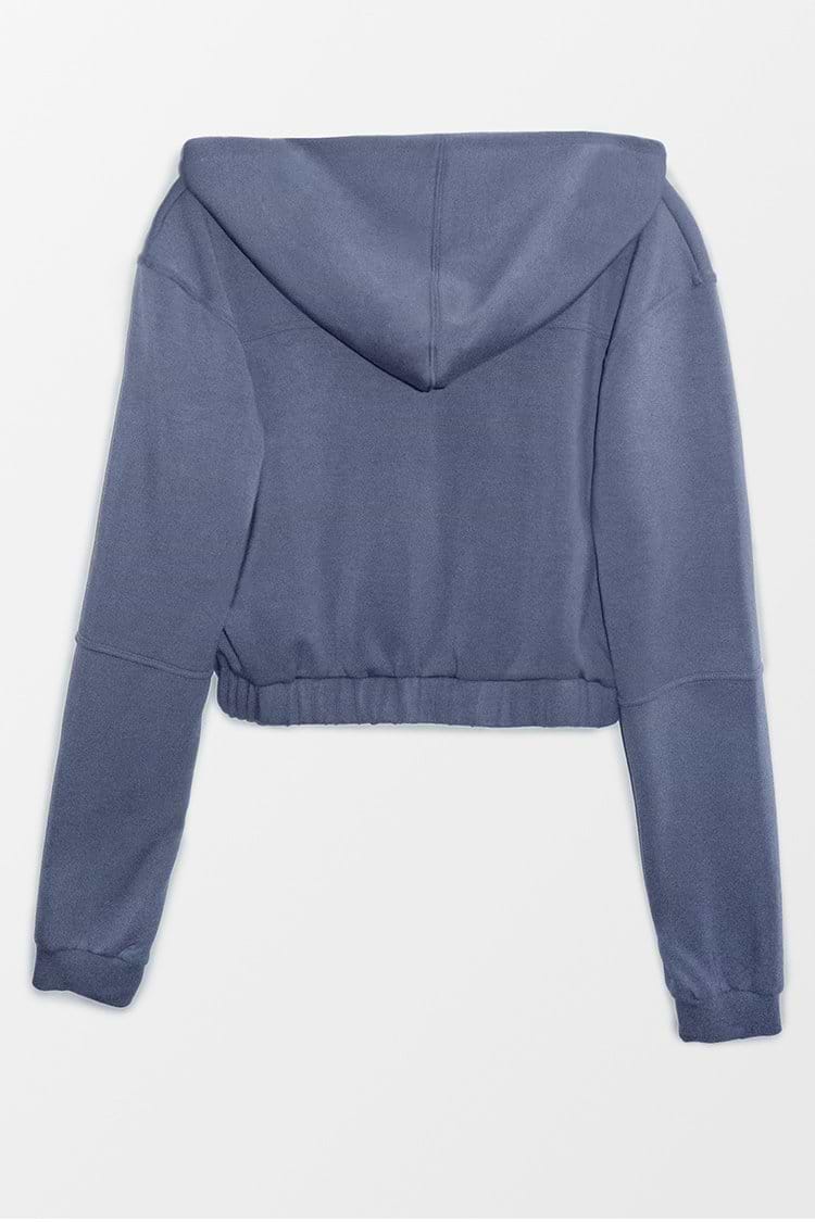 Off Duty Pockets Drawstring Hoodie