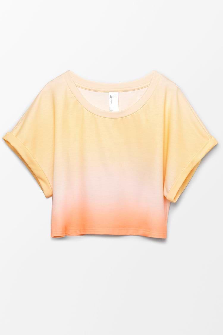 Citrus Groove Ombre Print Top