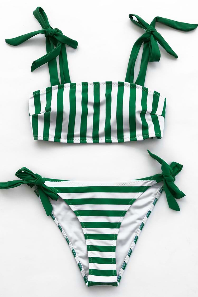 Express Your Joy Stripe Bikini Set