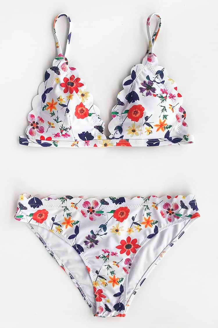 Sunny Girl Print Bikini Bottom