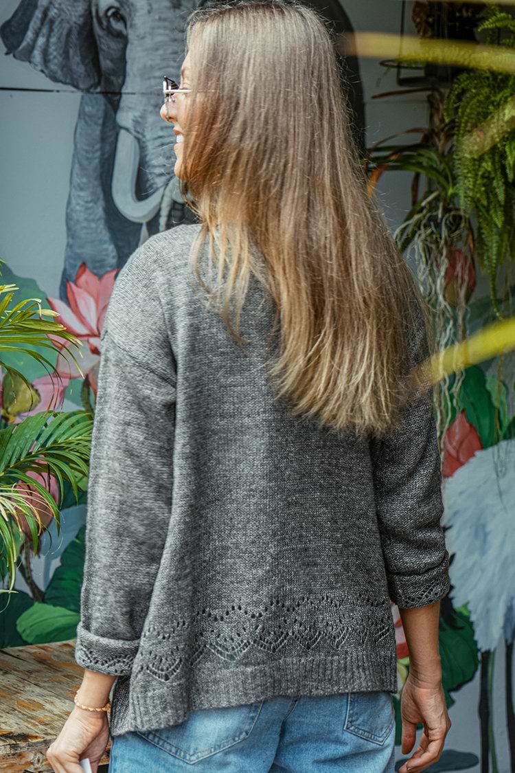 Gray Cardigan
