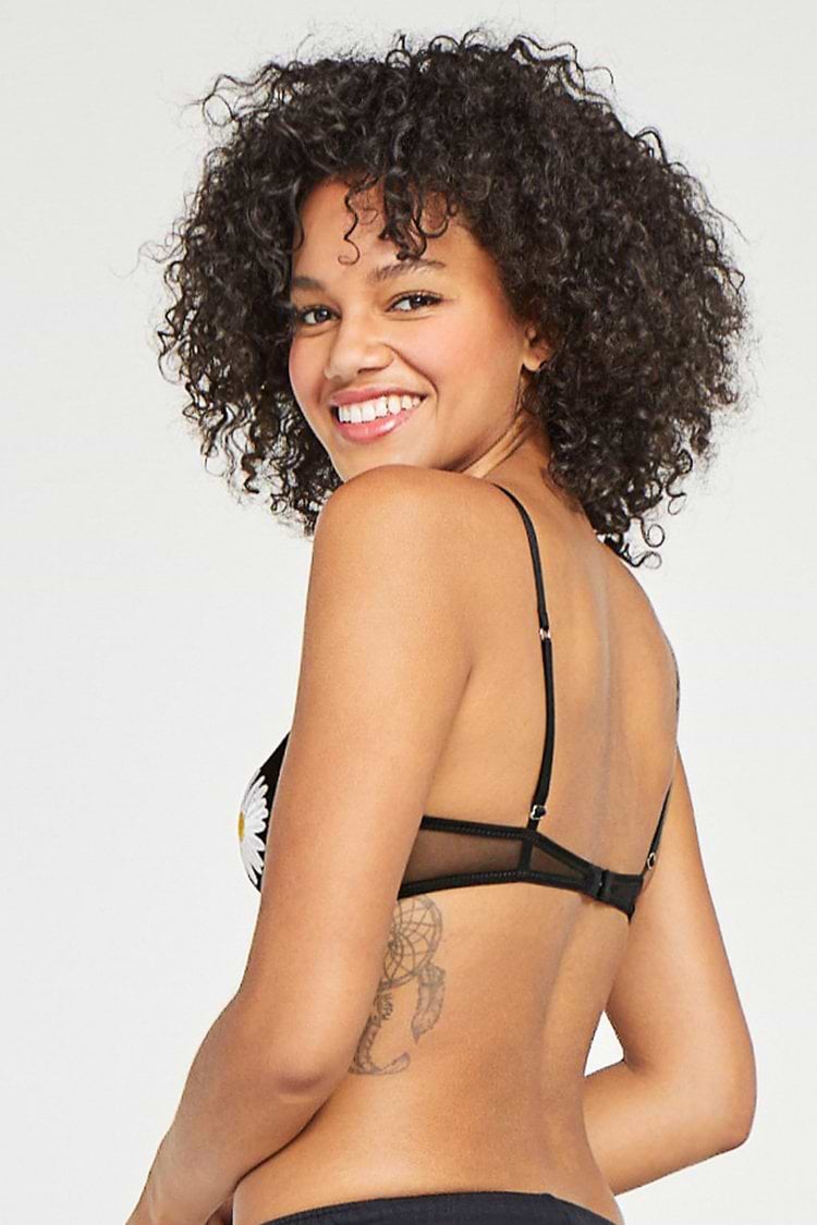 Daisy Mesh Bralette