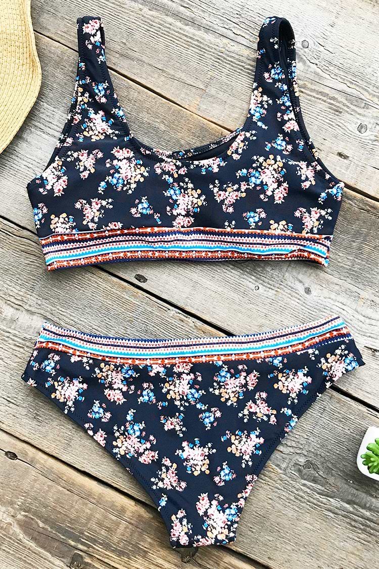 Glorious Days Print Bikini Set
