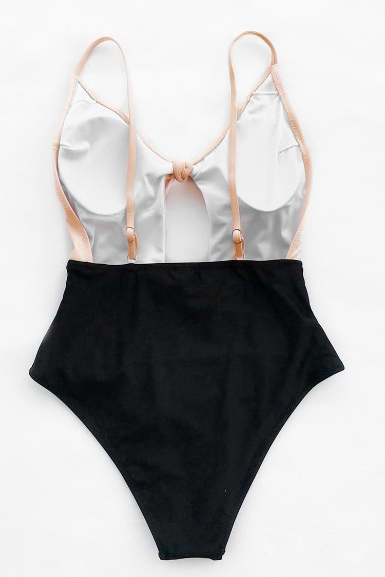 Sweet Honey Bowknot One-piece Swimsuit