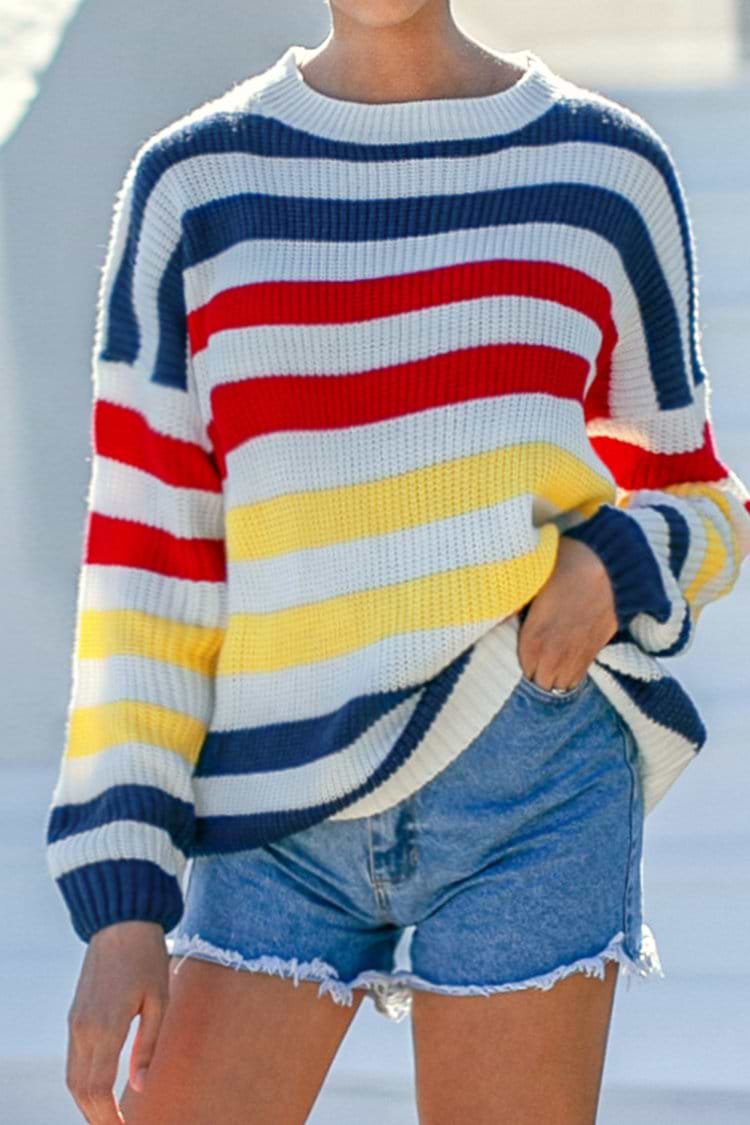 Primary Stripe Sweater