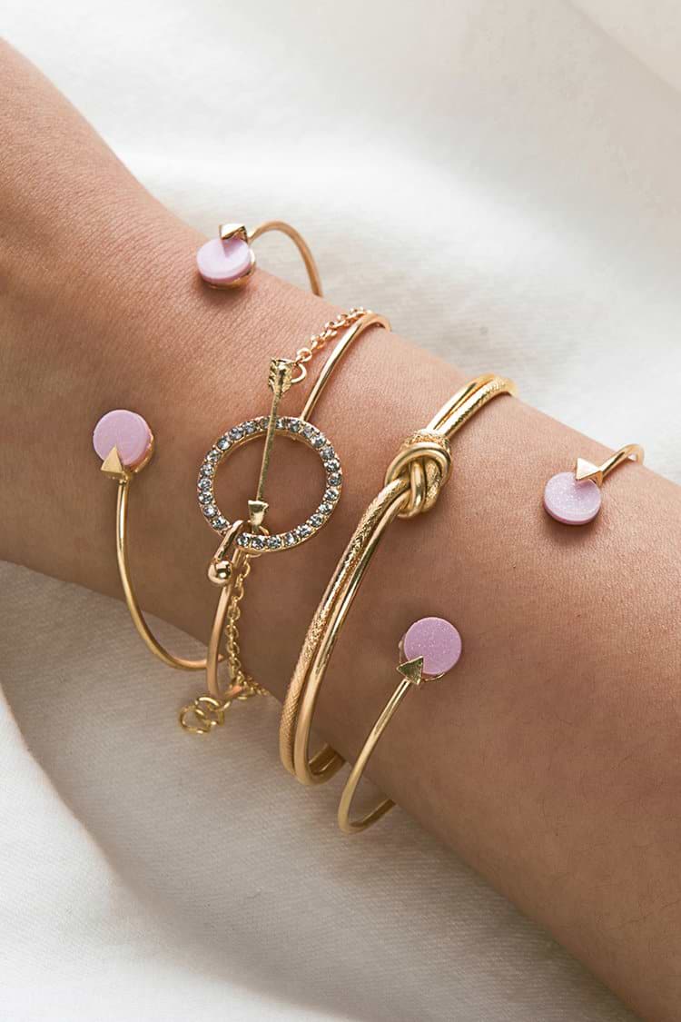 Gold Stack Bracelets