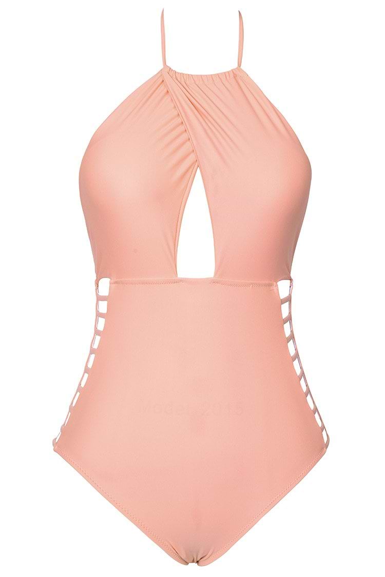 Gone With the Wind Solid One-piece Swimsuit