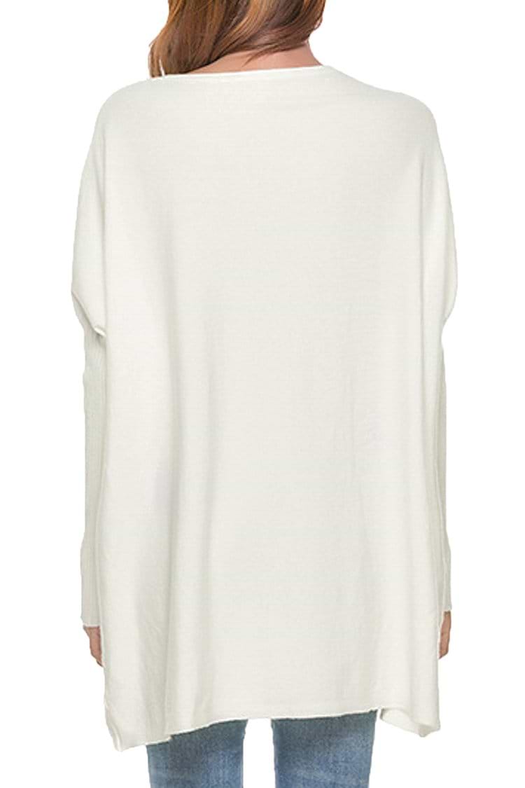 Off the Shoulder Oversized Sweater